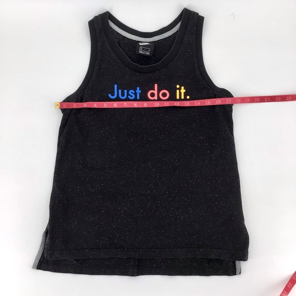 Nike Sportswear Just Do It Neon Rainbow Speckle Splatter Tank Top Size Small - Picture 6 of 8